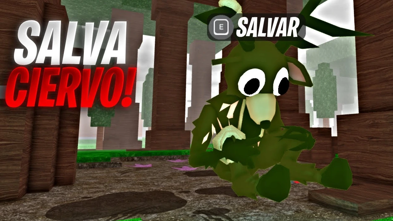 Salvar ciervo en la nueva actualización de 99 noches en el bosque Roblox