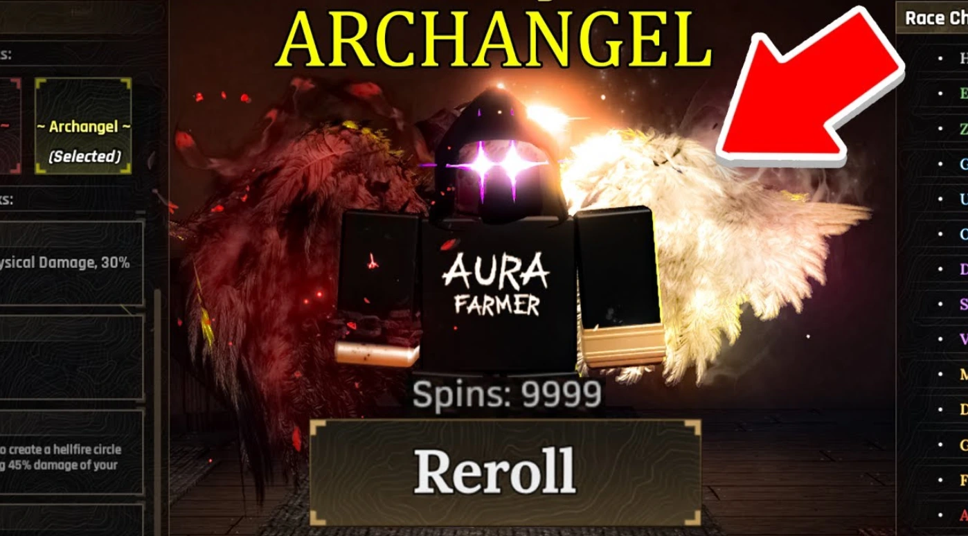 Clase Arcangel en The Forge Roblox