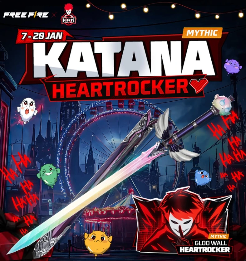 Katana Heartrocker Free Fire