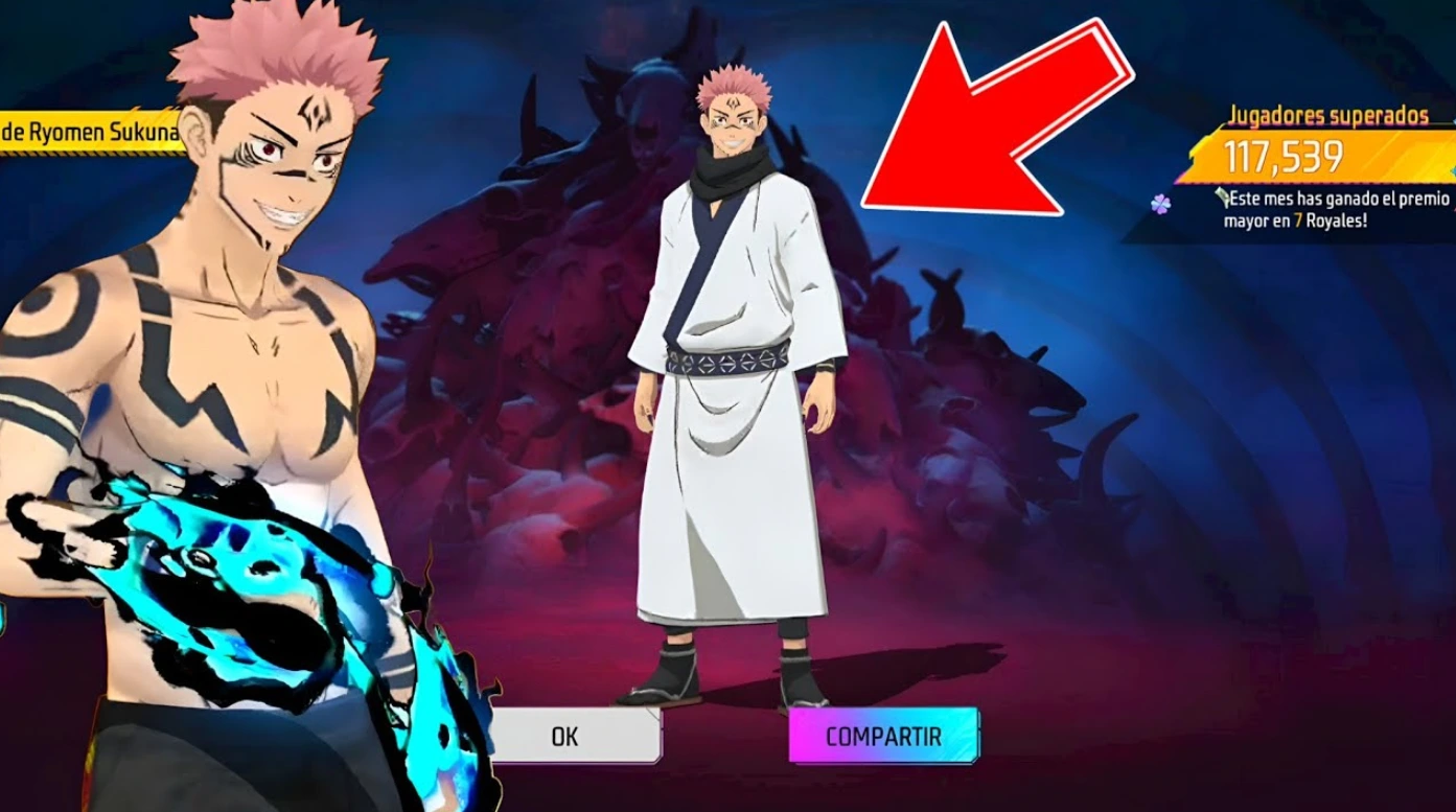 Skin de Sukuna Free Fire