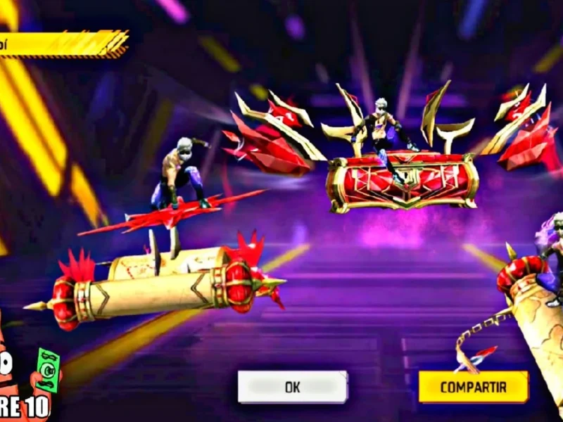 Ala delta leyenda Rubí en Free Fire