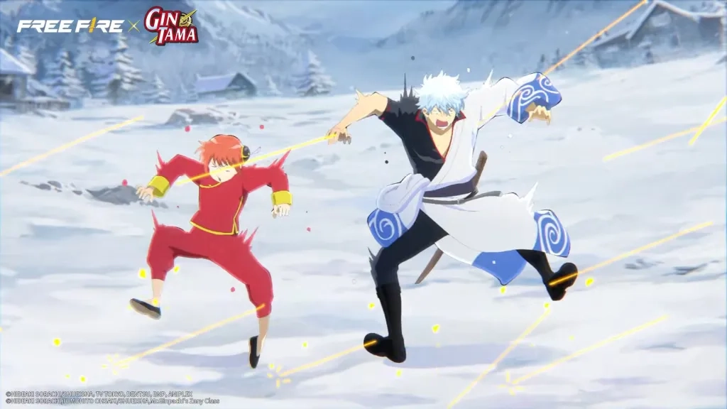Colaboración Free Fire x Gintama