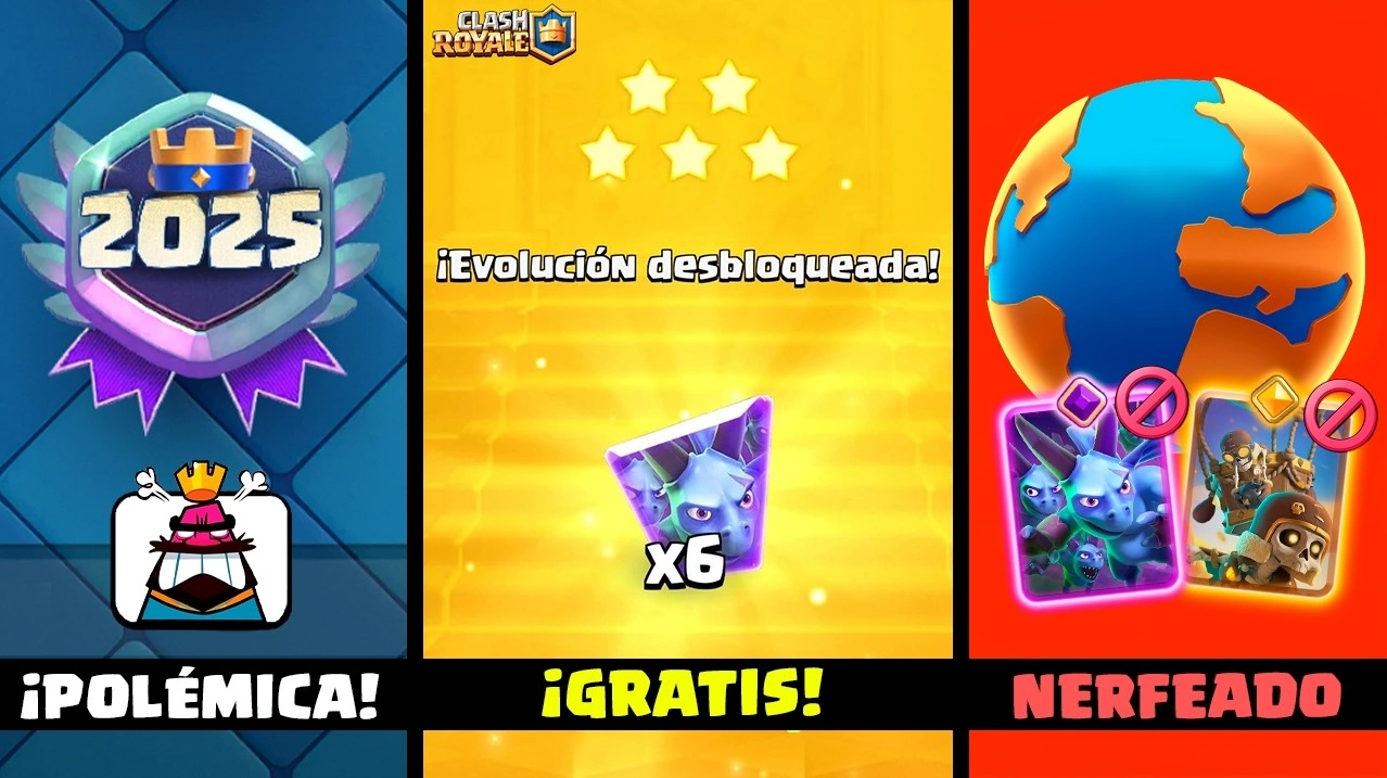 Nuevos fragmentos evo de Clash Royale nueva actualización