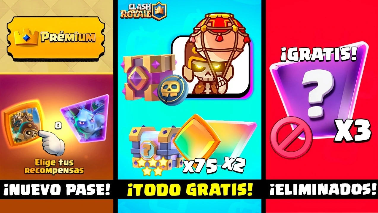Nuevo Pass Royale y Fragmetos evo Clash Royale
