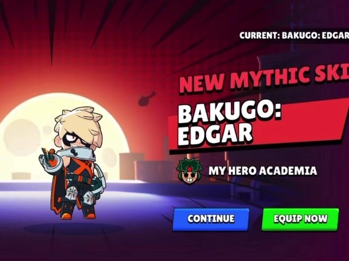 Bakugo llega a Brawl Stars con Edgar