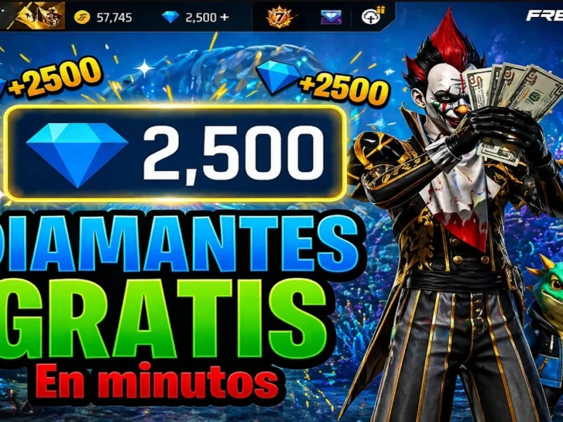 Cómo conseguir diamantes gratis en Free Fire en minutos
