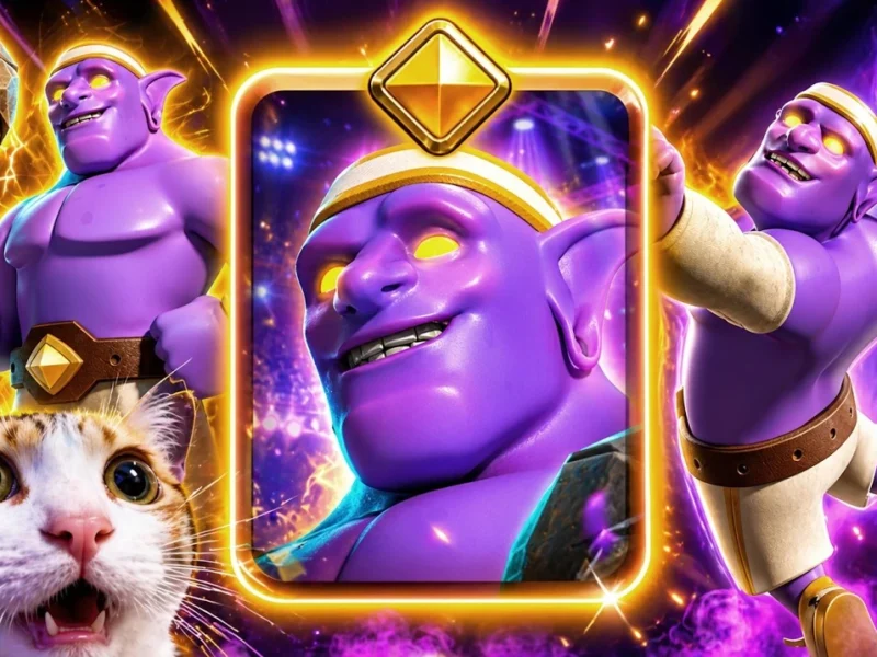 Lanza rocas heroe en Clash Royale