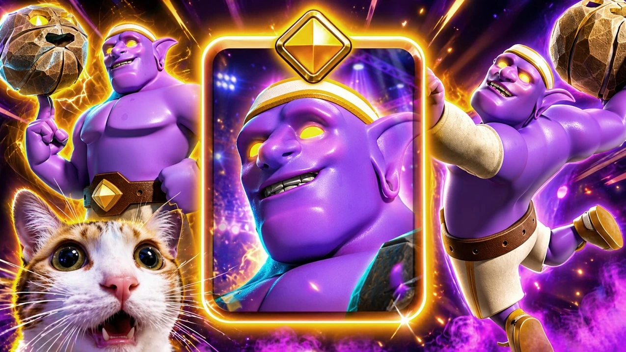Lanza rocas heroe en Clash Royale