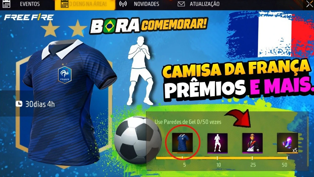 Camisa de Francia en Free Fire