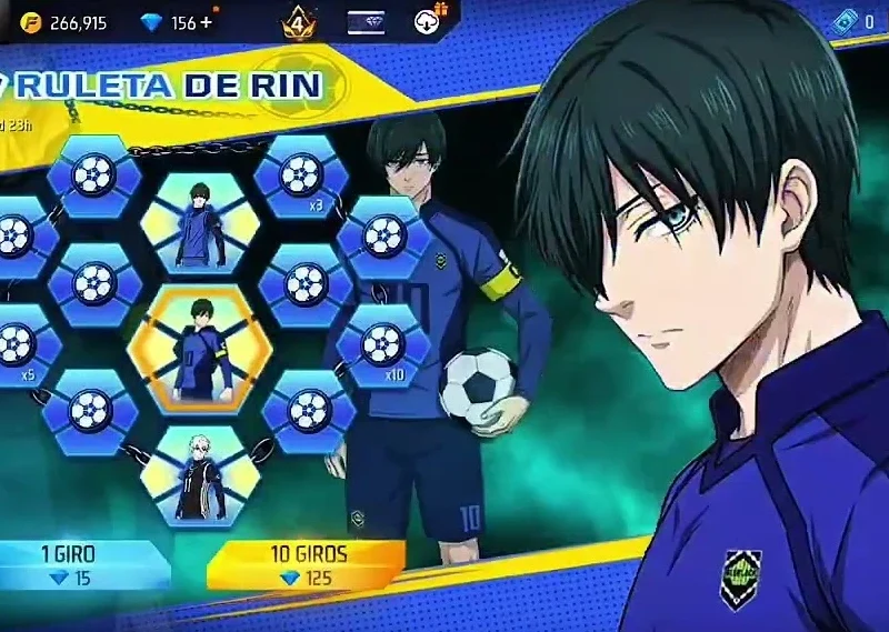 Skin de Rin Itoshi Blue Lock