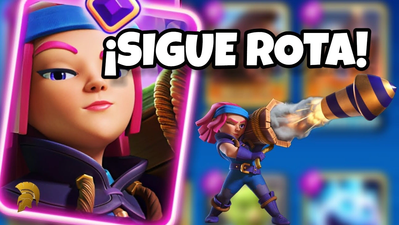 Lanzafuegos evo rota en Clash Royale