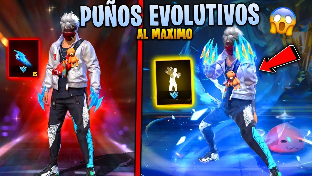 Puños evolutivos en Free Fire